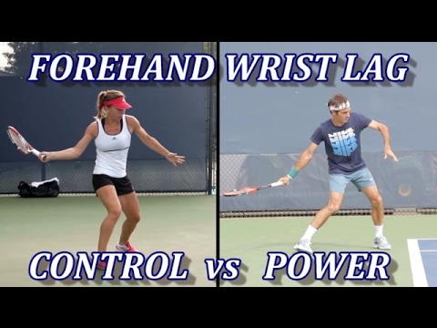Tennis Forehand Wrist Lag Comparison - Federer vs Halep