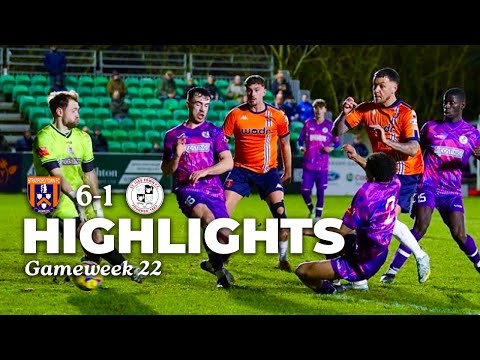9 man Ives lose on the road | Stratford Town 6-1 St Ives Town | Match Highlights