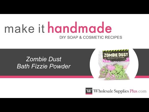 How to Make Zombie Dust Bath Fizzie Powder {Make It Handmade}