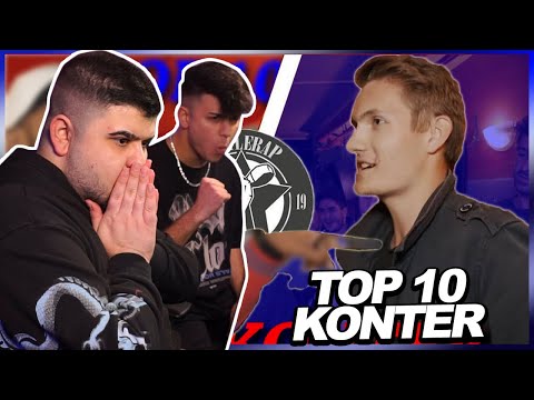 DIE TOP 10 KONTER 🤣 [RAP AM MITTWOCH & TOPTIER TAKEOVER] Reaction