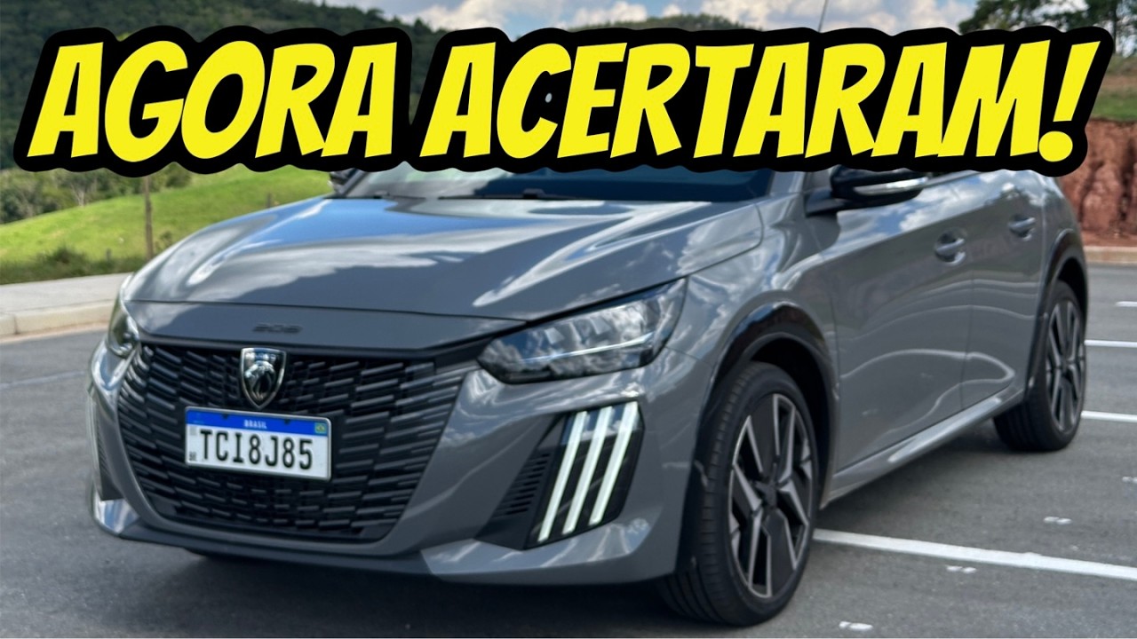 Peugeot 208 GT 2025 - MAIS BARATO! NOVO VISUAL! MAIS COMPLETO!