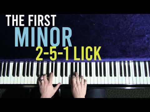 First Minor 2 5 1 Lick | Easy Jazz Vocabulary | Dizzy Gillespie | Jazz Piano: Short Practice Ideas