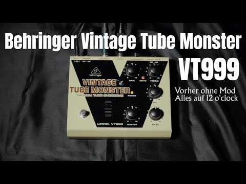 VT999 Vintage Tube Monster by Behringer | RockBoard
