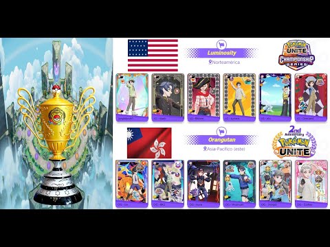 LUMINOSITY vs ORANGUTAN World Championships Day2 2023 Pokémon UNITE Championship Series Q Gran Final