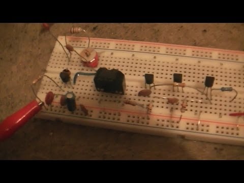 Transistor Radio mit 1,5 Volt Audion mit Rückkopplung von Stefan0719 Nachbau - eflose #258