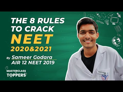 8 Simple Rules to Crack NEET Exam | Master Class by Sameer Godara NEET Topper AIR 12