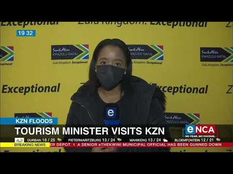 KZN Floods Tourism Minister visits KZN