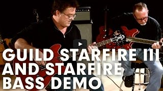 Video thumbnail for Guild Starfire III Electric Guitar and Starfire Bass Guitar Demonstration by GoDpsMusic Live