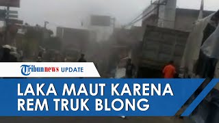 Download lagu Diduga Rem Blong, Truk Jungkit di Sumedang Tabrak Motor, Angkot hingga Toko Sebabkan 2 Orang Tewas mp3