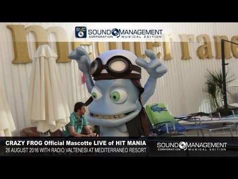 CRAZY FROG at MEDITERRANEO CLUB BENESSERE - 26 August 2016 with Radio Valtenesi