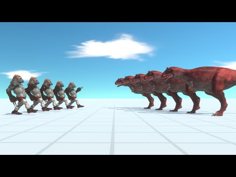 5x WOLVERILLA vs 5x EVERY UNIT - Animal Revolt Battle Simulator