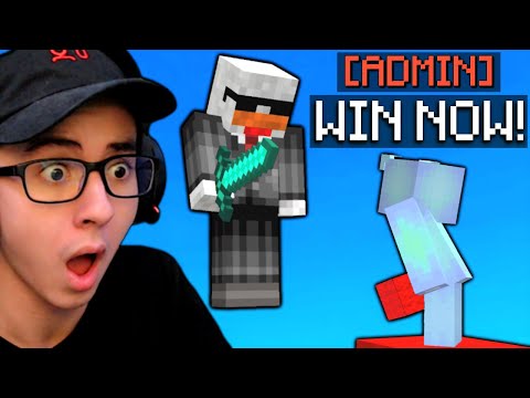 Hypixel Admin MADE Me WIN Minecraft Bedwars...