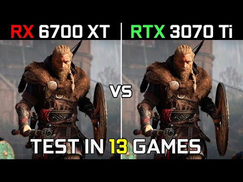 RX 6700 XT vs RTX 3070 Ti | Test in 13 Games at 1440p | in 2022