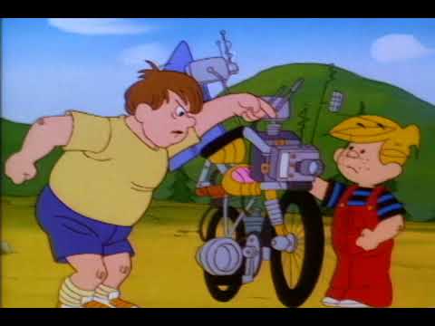 Dennis The Menace - Bicycle Mania | Classic Cartoons For Kids