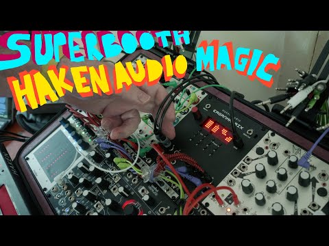 Haken Audio Magic - Outerworldy jam + Walkthrough of Eaganmatrix Eurorack setup #superbooth2022