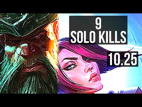 GANGPLANK vs FIORA (TOP) | 9 solo kills, 2.3M mastery, 1100+ games, 16/4/4 | BR Grandmaster | v10.25