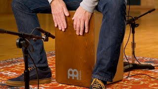 MEINL Percussion BC1NTBR Cafe Snare Cajon w/ Bag - Saddle Brown