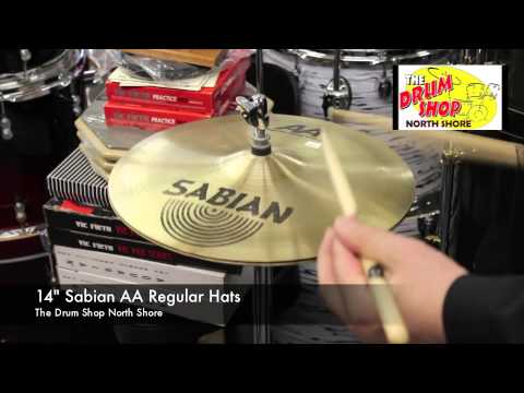 Sabian AA Regular Hi-Hats 14" (lightly used) - The Drum Shop North Shore