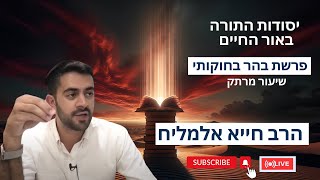 הרב חייא אלמליח פרשת השבוע בהר בחוקותי שיעור מרתק על האור החיים | 🔴 שידור חי (הרב מיכאל לסרי) - התמונה מוצגת ישירות מתוך אתר האינטרנט יוטיוב. זכויות היוצרים בתמונה שייכות ליוצרה. קישור קרדיט למקור התוכן נמצא בתוך דף הסרטון