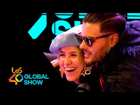 ¡Sofía Reyes sorprende a Abraham Mateo en directo! | LOS40 Global Show