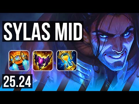 SYLAS vs YASUO (MID) | 19/1/8 | EUW Master | 25.24