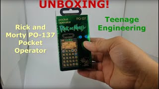 Video thumbnail for Unboxing Teenage Engineering Rick and Morty PO-137 Pocket Operator & First Test! by Michio Makes