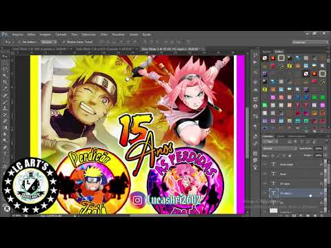 SPEED ART/ Criação Arte de Bandeira - YouTube