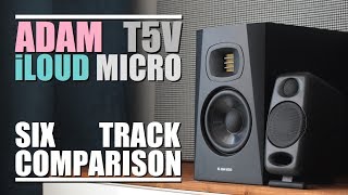 Video thumbnail for Adam Audio T5V vs iLoud Micro Monitor  ||  6-Track Comparison by DSAUDIO.review