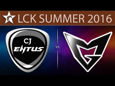 [LoL Highlights] CJ vs SSG Game 2 | LCK Summer 2016 (17.06.2016) - CJ Entus vs Samsung Galaxy