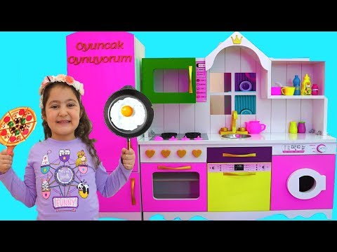Masal & Öykü Pretend Play with DELUXE Kitchen Toy Set - fun Kids video