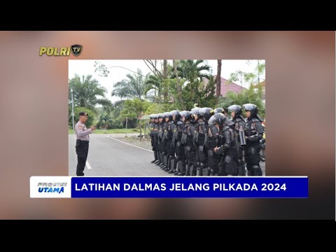 POLRES PENAJAM PASER UTARA LATIHAN DALMAS JELANG PILKADA SERENTAK