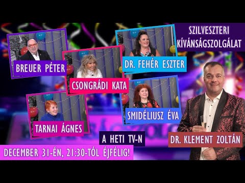 Szilveszteri Kívánságszolgálat december 31-én, 21:30-tól éjfélig!