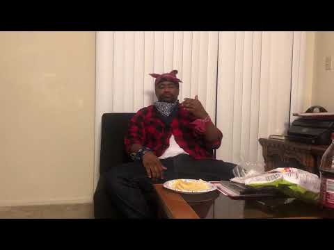 Blood Cuz gets Big Joker to try his Hot Sauce