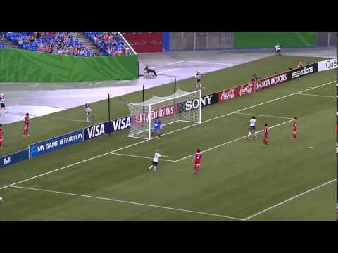 Amazing Goal or bad goalkeeper Women Soccer U20 World Cup North Korea vs France
