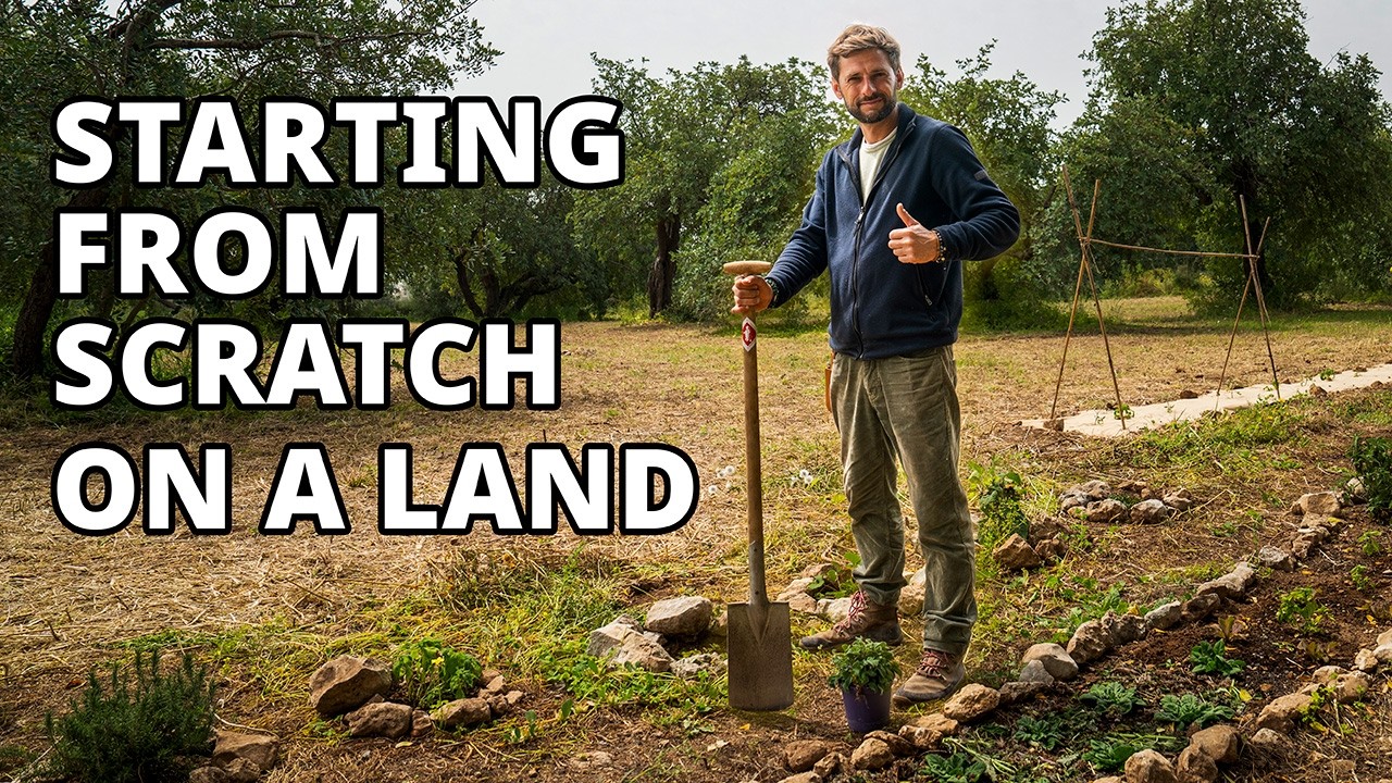 Exploring Natural resources on an Off-Grid Land to start an Organic Garden from scratch 🌱♻️
