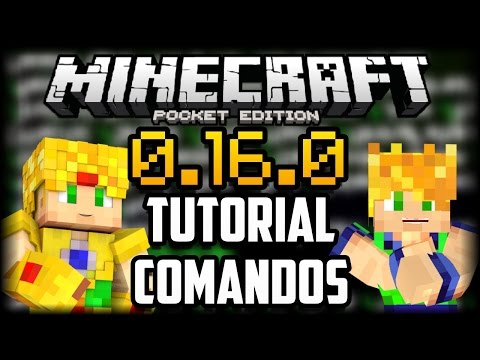 Minecraft PE 0.16.0 - 1.0 Tutorial de Comandos Basicos - Trucos y Como Aparecer Objetos Ocultos Video