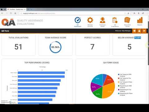 Quality Assurance - Dashboards