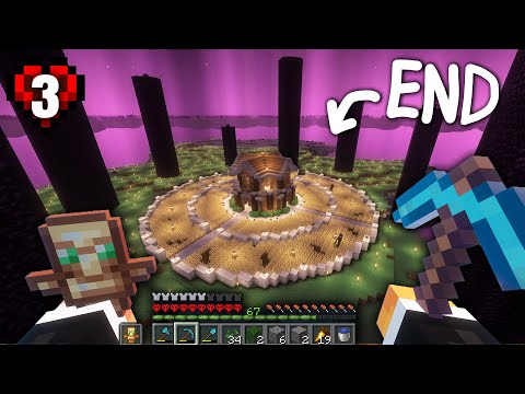 End'i Dünyaya Çevirdim - Minecraft Sonsuz Chunk Hardcore: Bölüm 3