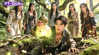 O homem morto ressuscitou do túmulo,achou uma cabaça mágica!Cinco mulheres imploram que ele não vá.