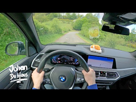 BMW X5 xDrive45e Plug-In Hybrid 394 HP POV TEST DRIVE