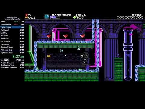 Shovel Knight: Specter of Torment Any% Speedrun in 37:39 (World Record)