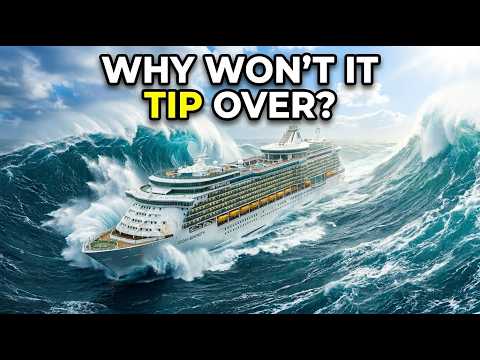 How Cruise Ships Stay Stable in 40-Foot Waves (It’s Not What You Think)
