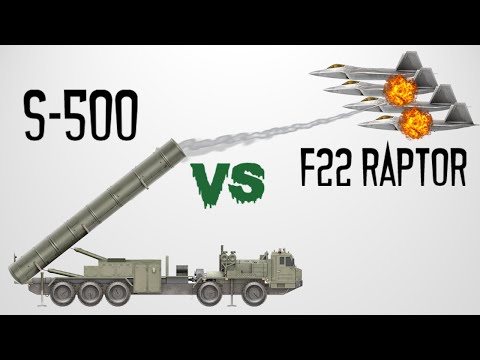 S-500 vs F22 Raptor| Can S-500 detect this fighter?