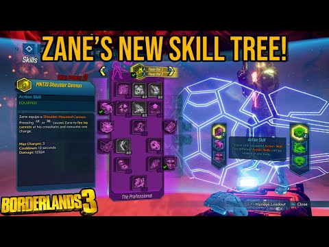 ZANE GOT THE BEST TREE?! NO NEED FOR SEEING DEAD! // Borderlands 3 Fourth Skill Tree Guide