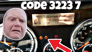 Code 3223 FMI 7 Freightliner NoX sensor raw inlet NoX sensor #shorts #trucking #Freightliner