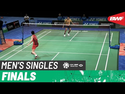YONEX US Open 2023 | Kunlavut Vitidsarn (THA) [1] vs. Li Shi Feng (CHN) [2] | F