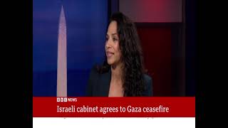 Jadaliyya Co-Editor Noura Erakat Discusses Gaza Ceasefire on the BBC