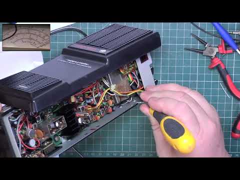 Realistic TRC1001 CB27/81 UK FM Handheld CB radio - repair & realignment