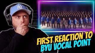 Vocalist First Reaction to BYU Vocal Point ft. BYU Men's Chorus - Nearer, My God, to Thee