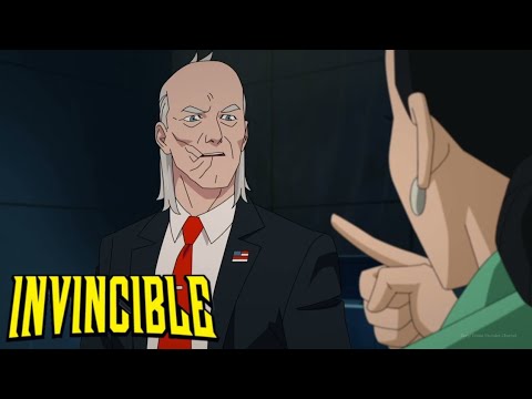 Debra slapped Cecil Invincible Season 1 Episode 7